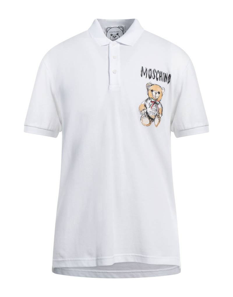 MOSCHINO Poloshirt Herren Weiß von MOSCHINO
