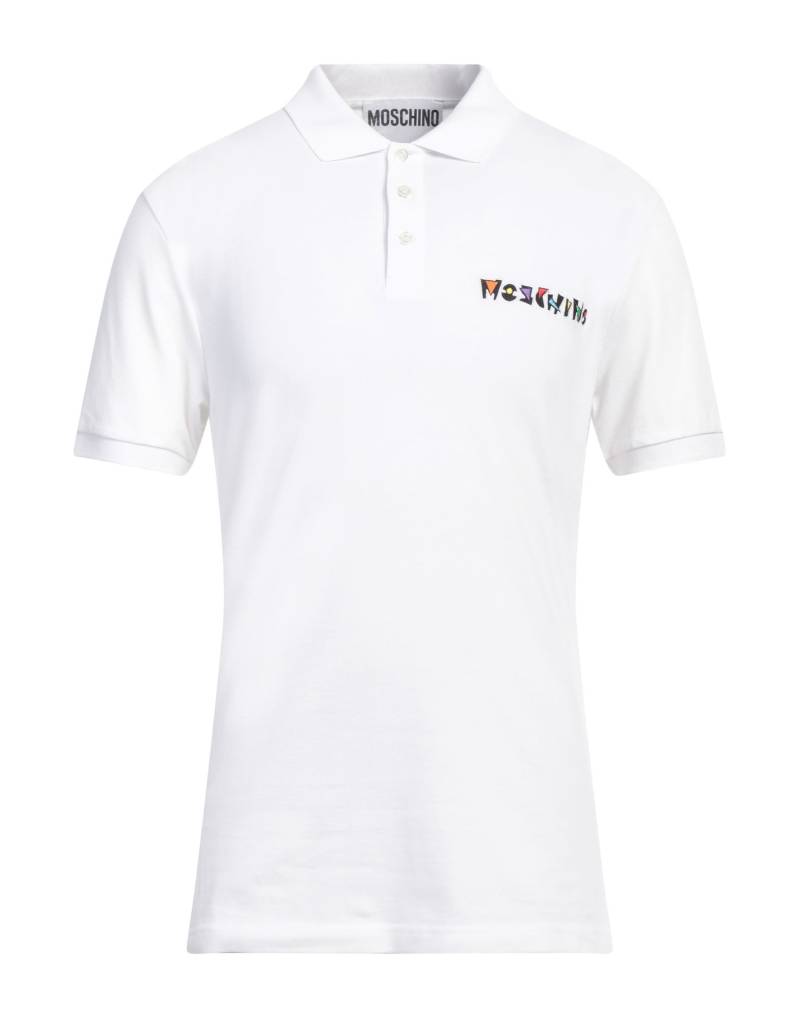 MOSCHINO Poloshirt Herren Weiß von MOSCHINO