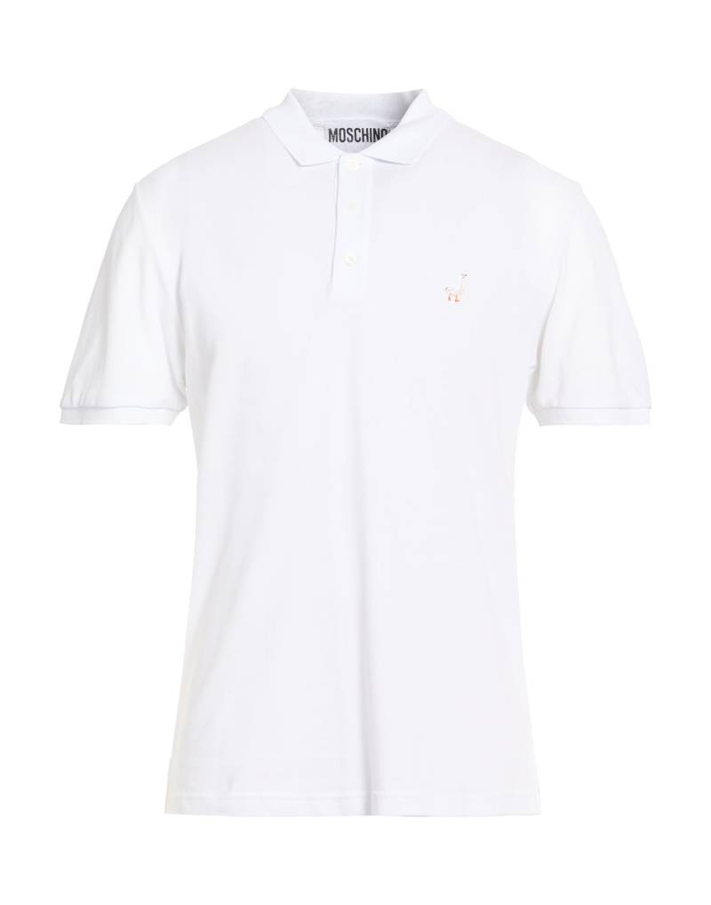 MOSCHINO Poloshirt Herren Weiß von MOSCHINO
