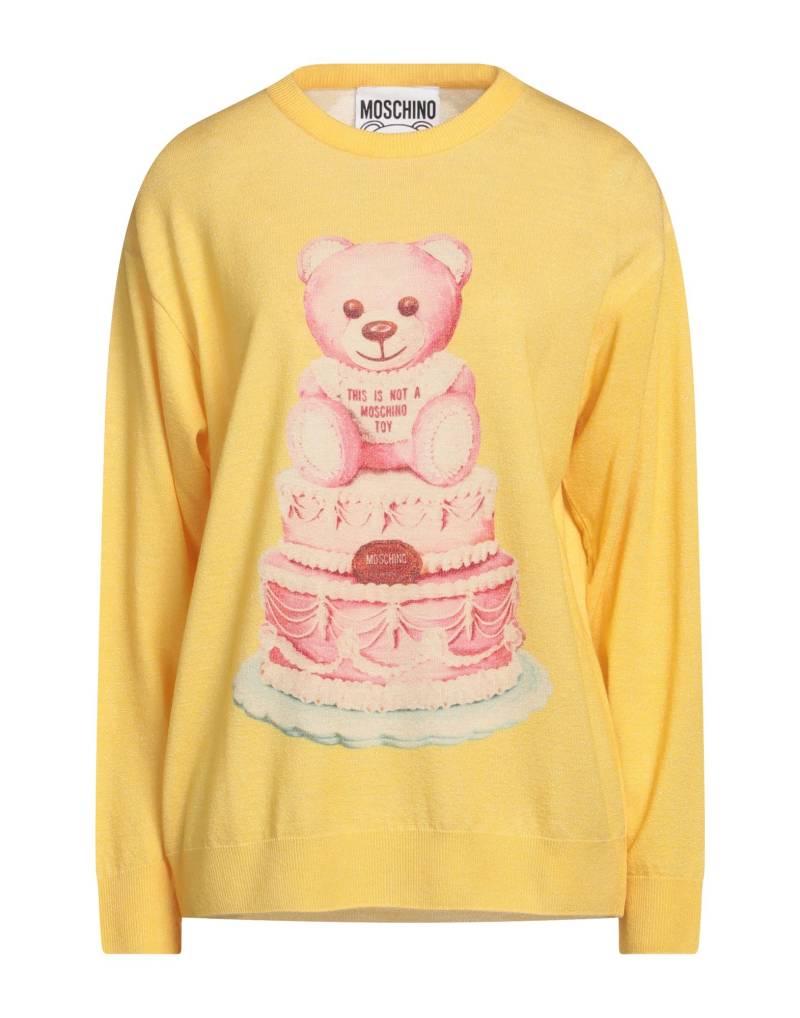 MOSCHINO Pullover Damen Gelb von MOSCHINO