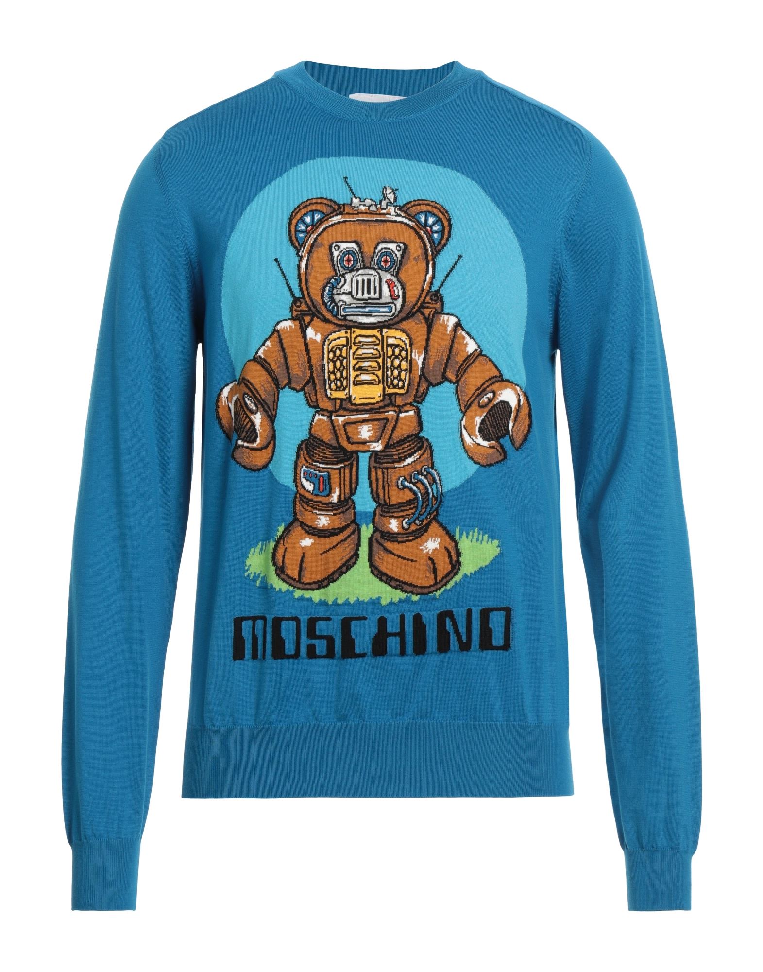 MOSCHINO Pullover Herren Azurblau von MOSCHINO