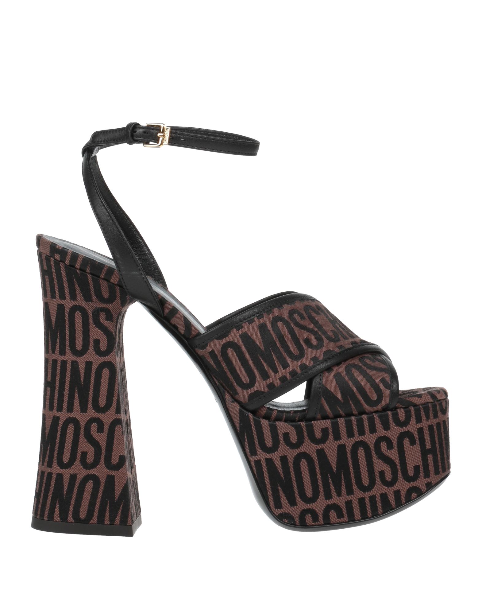 MOSCHINO Sandale Damen Braun von MOSCHINO