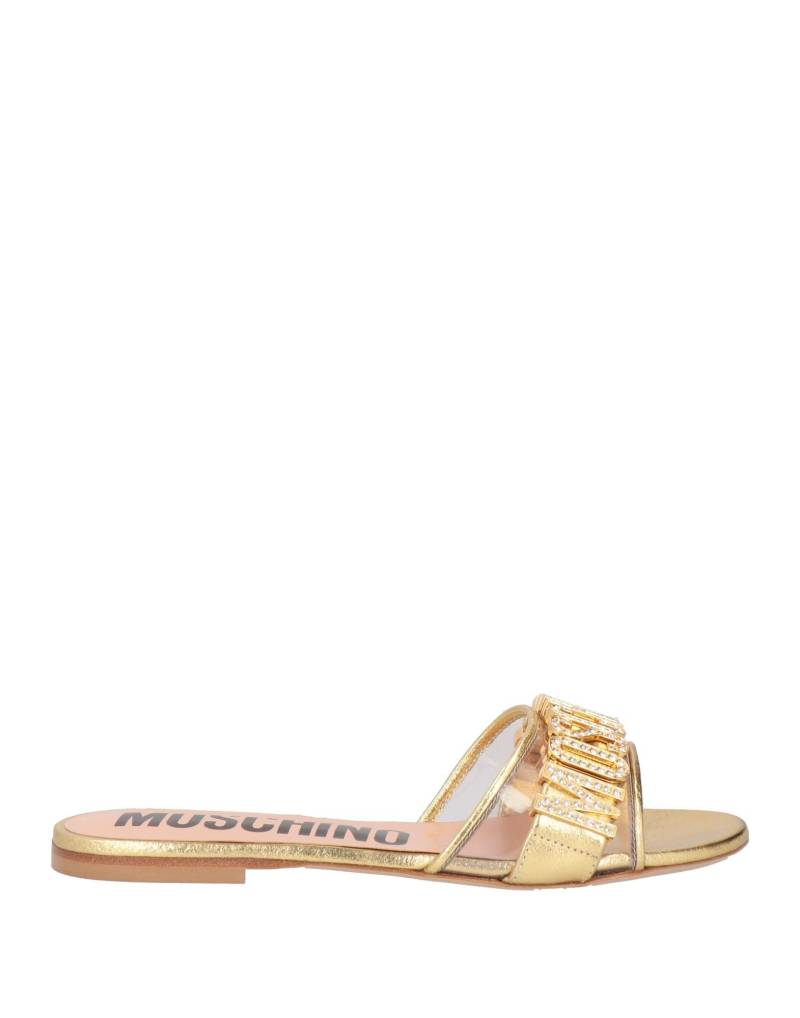 MOSCHINO Sandale Damen Gold von MOSCHINO