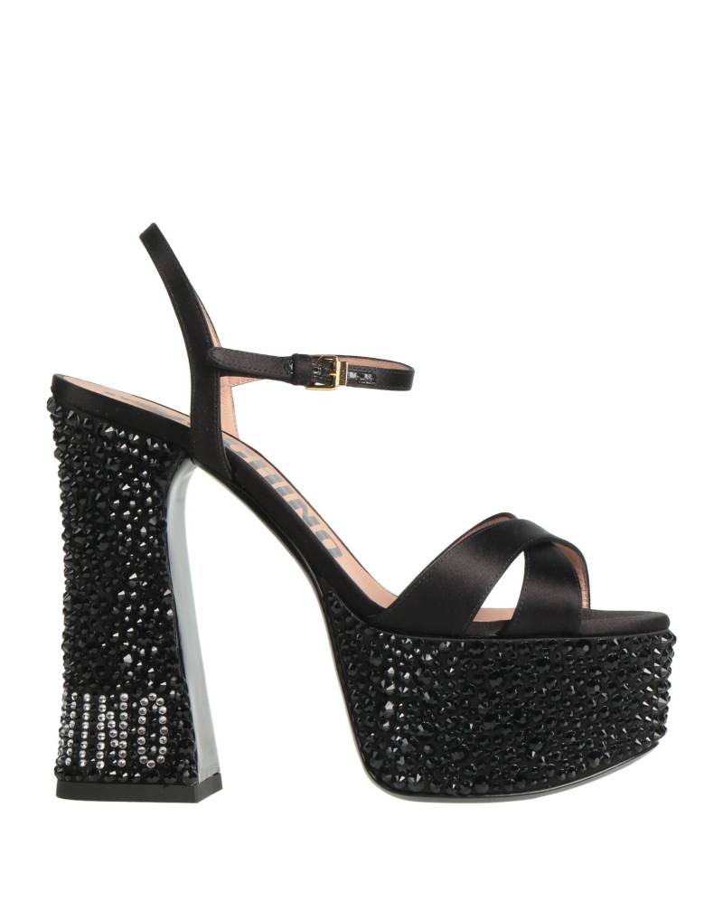 MOSCHINO Sandale Damen Schwarz von MOSCHINO