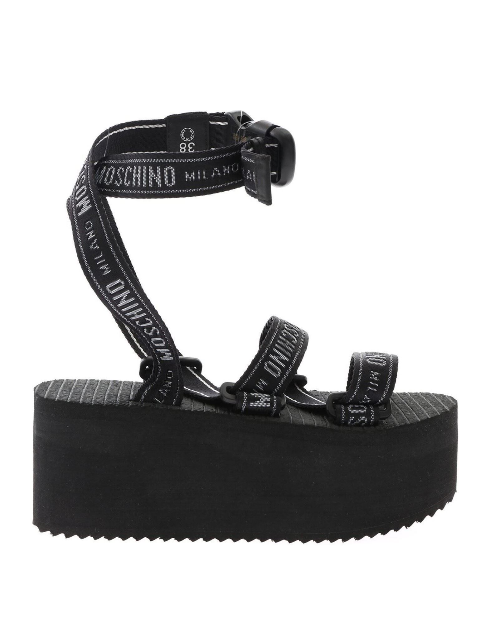 MOSCHINO Sandale Damen Schwarz von MOSCHINO