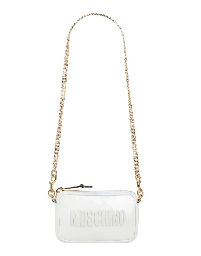 MOSCHINO Schultertasche Damen Weiß von MOSCHINO
