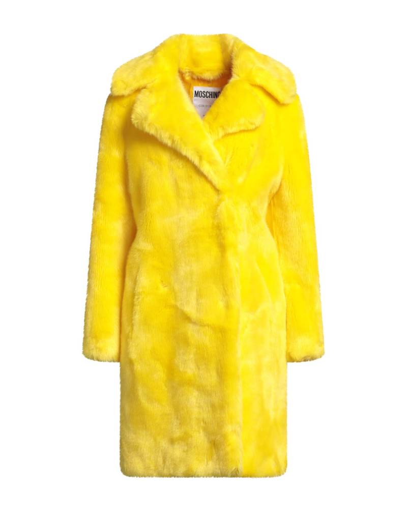 MOSCHINO Shearling- & Kunstfell Damen Gelb von MOSCHINO
