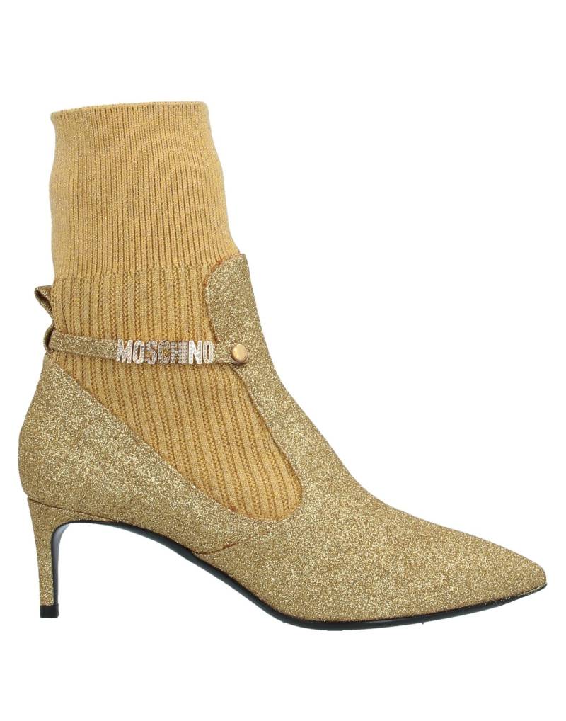 MOSCHINO Stiefelette Damen Gold von MOSCHINO