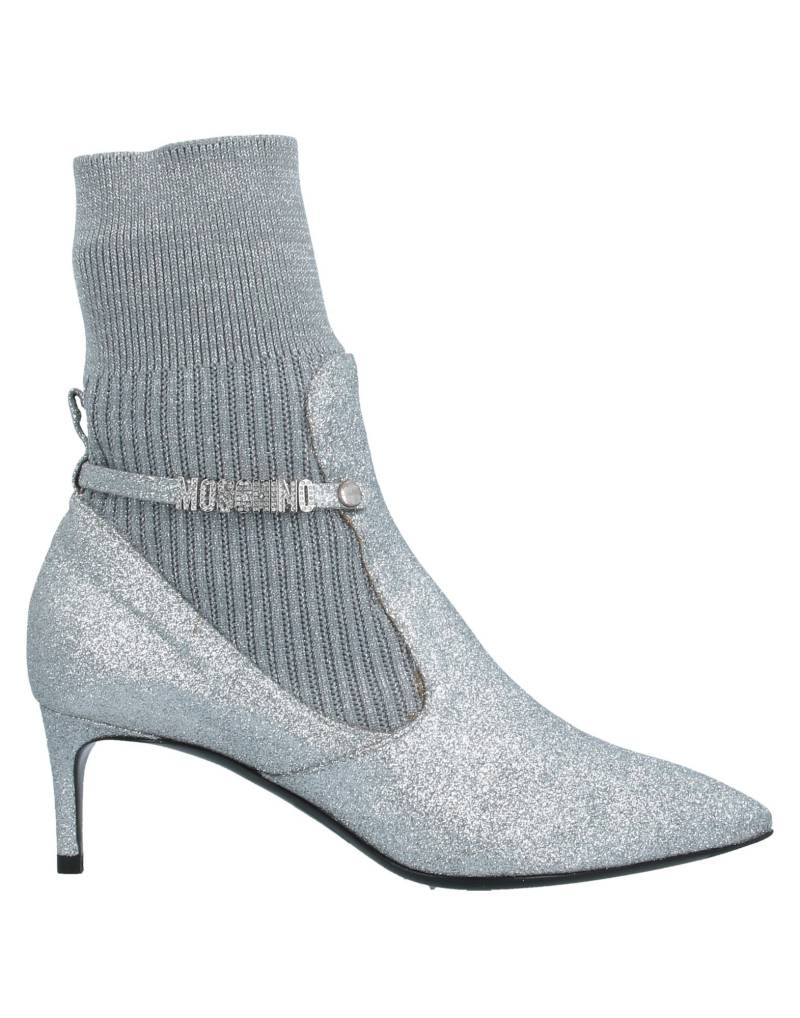 MOSCHINO Stiefelette Damen Silber von MOSCHINO