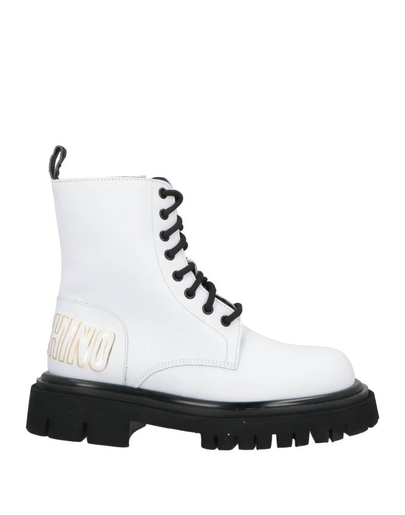 MOSCHINO Stiefelette Damen Weiß von MOSCHINO