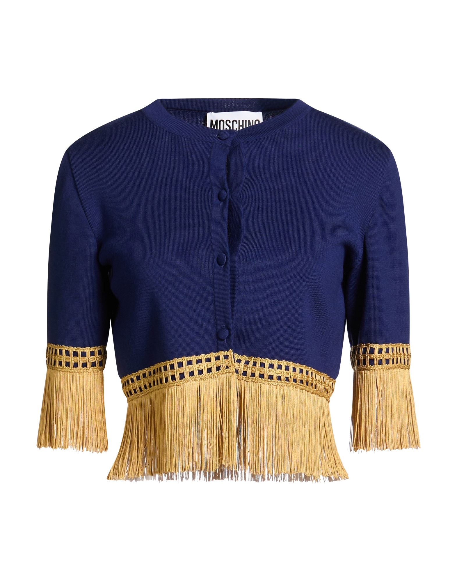 MOSCHINO Strickjacke Damen Blau von MOSCHINO
