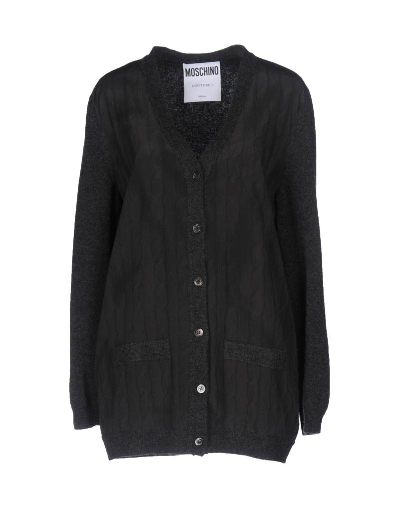MOSCHINO Strickjacke Damen Braungrau MOSCHINO Strickjacke Damen Braungrau von MOSCHINO