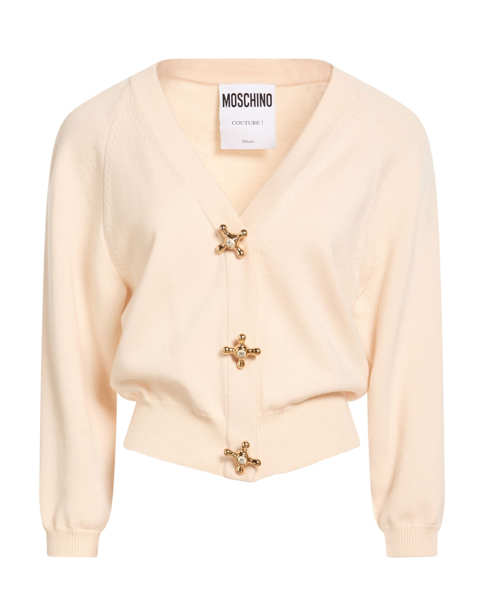 MOSCHINO Strickjacke Damen Cremeweiß von MOSCHINO