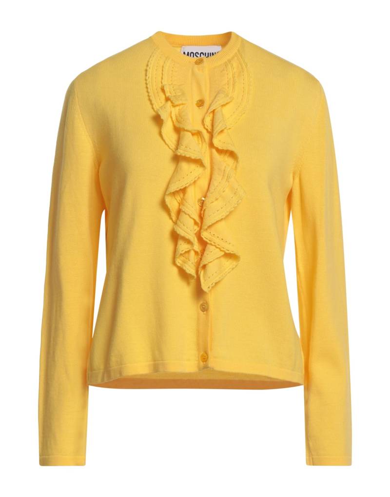 MOSCHINO Strickjacke Damen Gelb von MOSCHINO