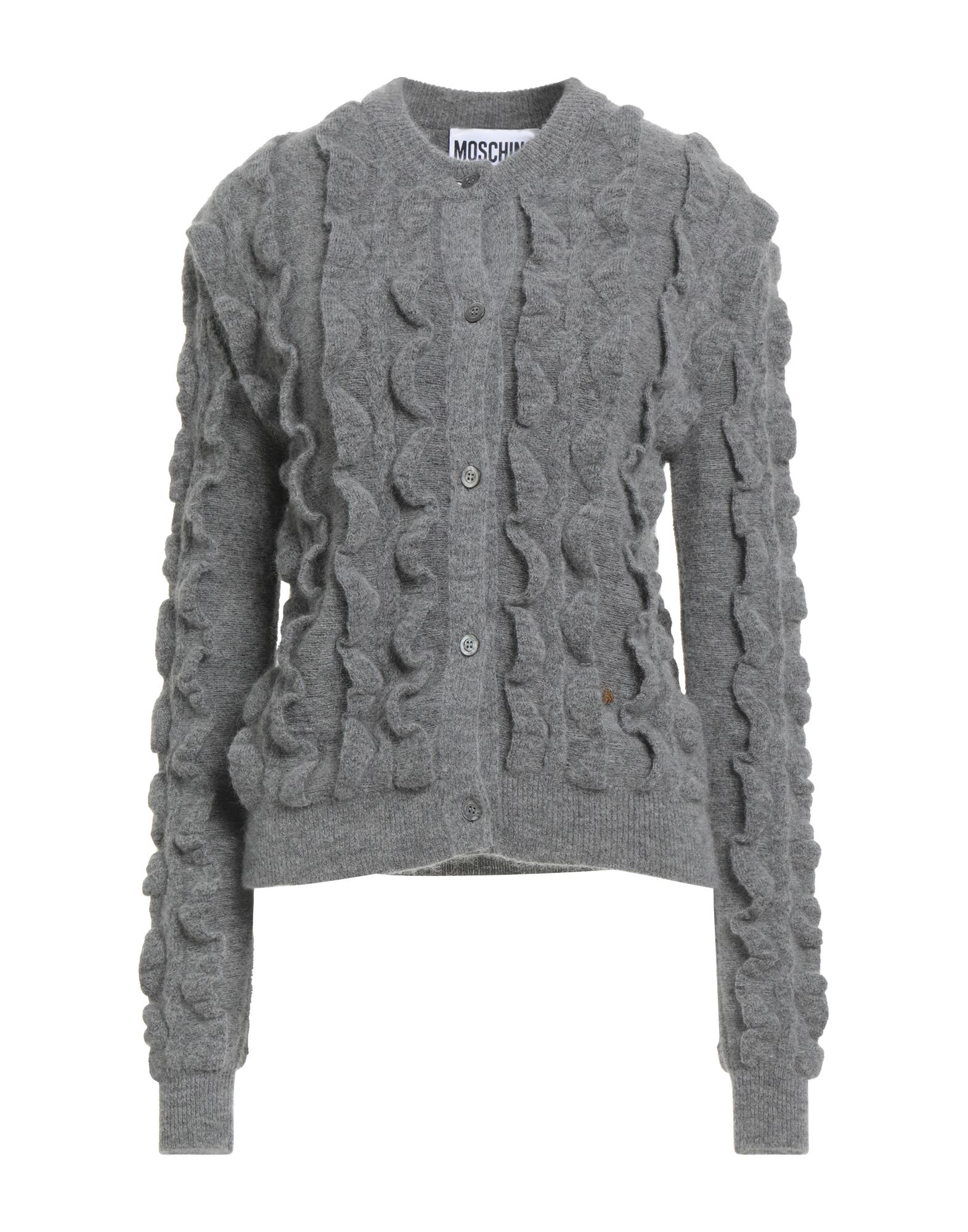 MOSCHINO Strickjacke Damen Grau MOSCHINO Strickjacke Damen Grau von MOSCHINO