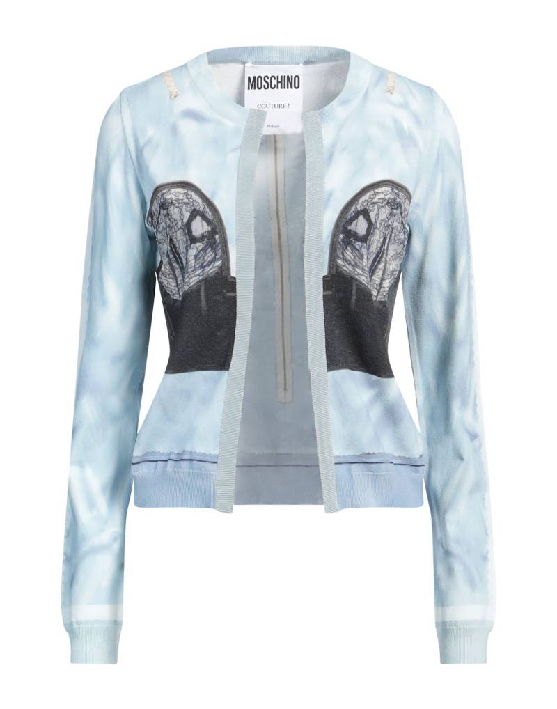 MOSCHINO Strickjacke Damen Hellblau von MOSCHINO
