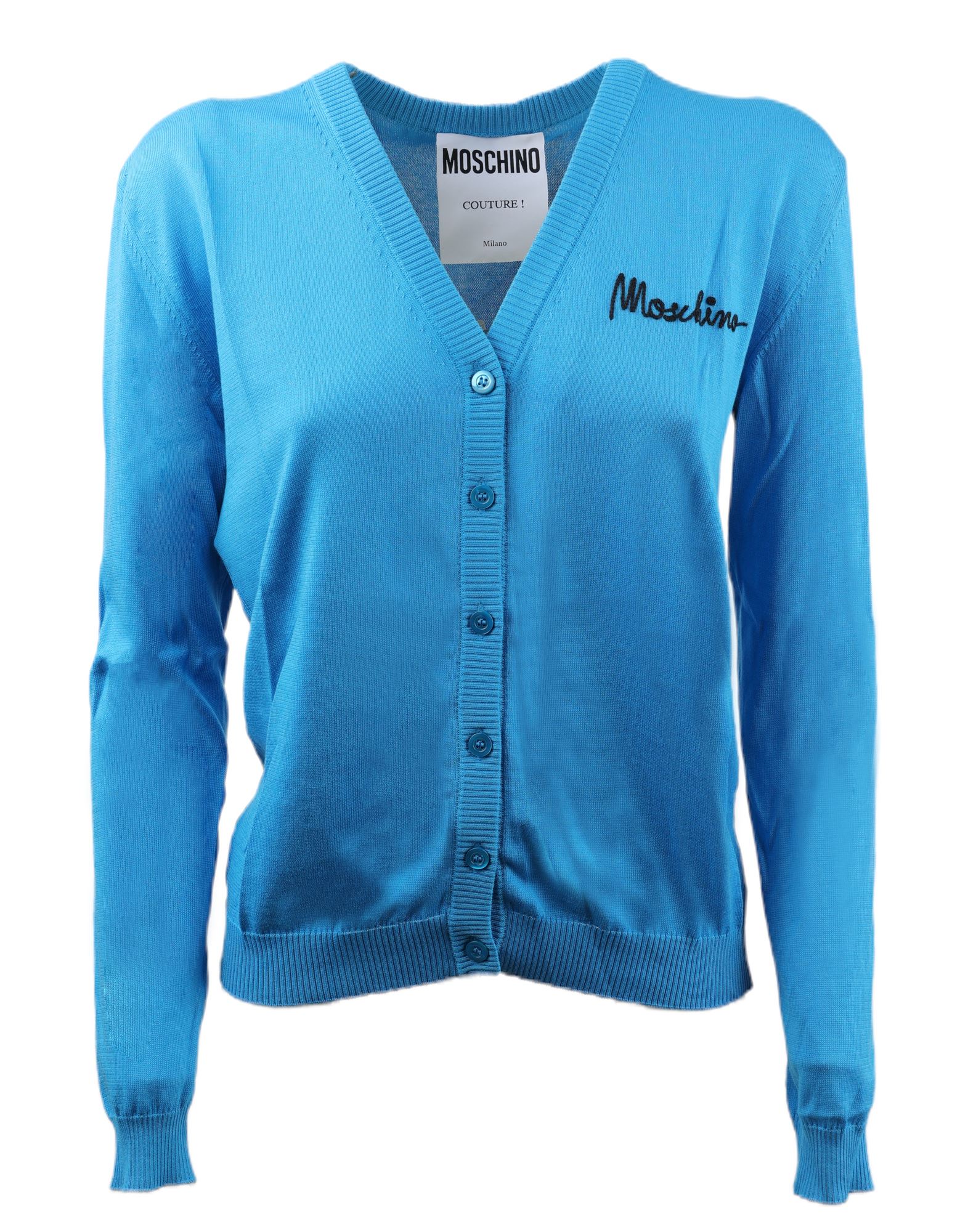 MOSCHINO Strickjacke Damen Himmelblau von MOSCHINO