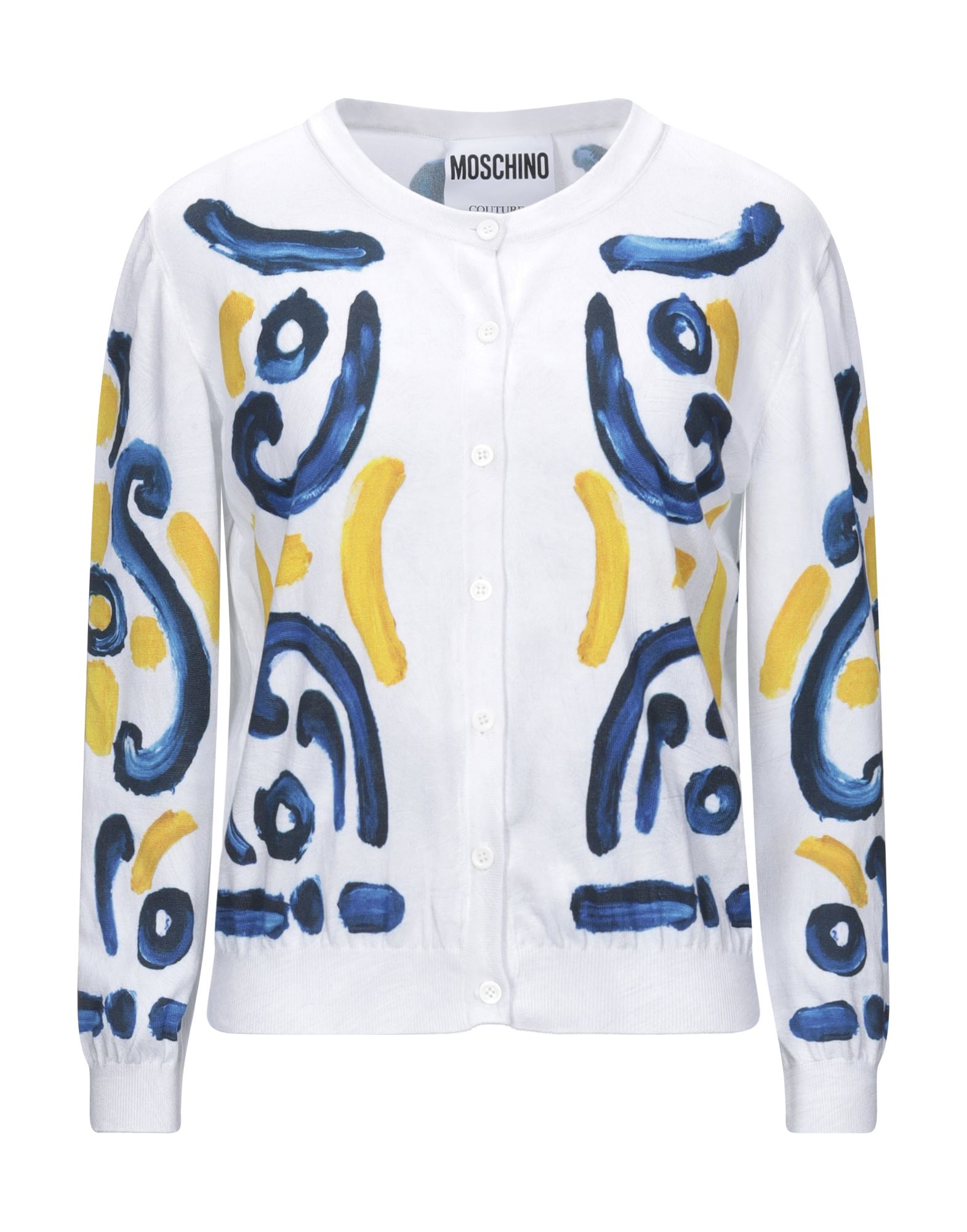 MOSCHINO Strickjacke Damen Weiß von MOSCHINO
