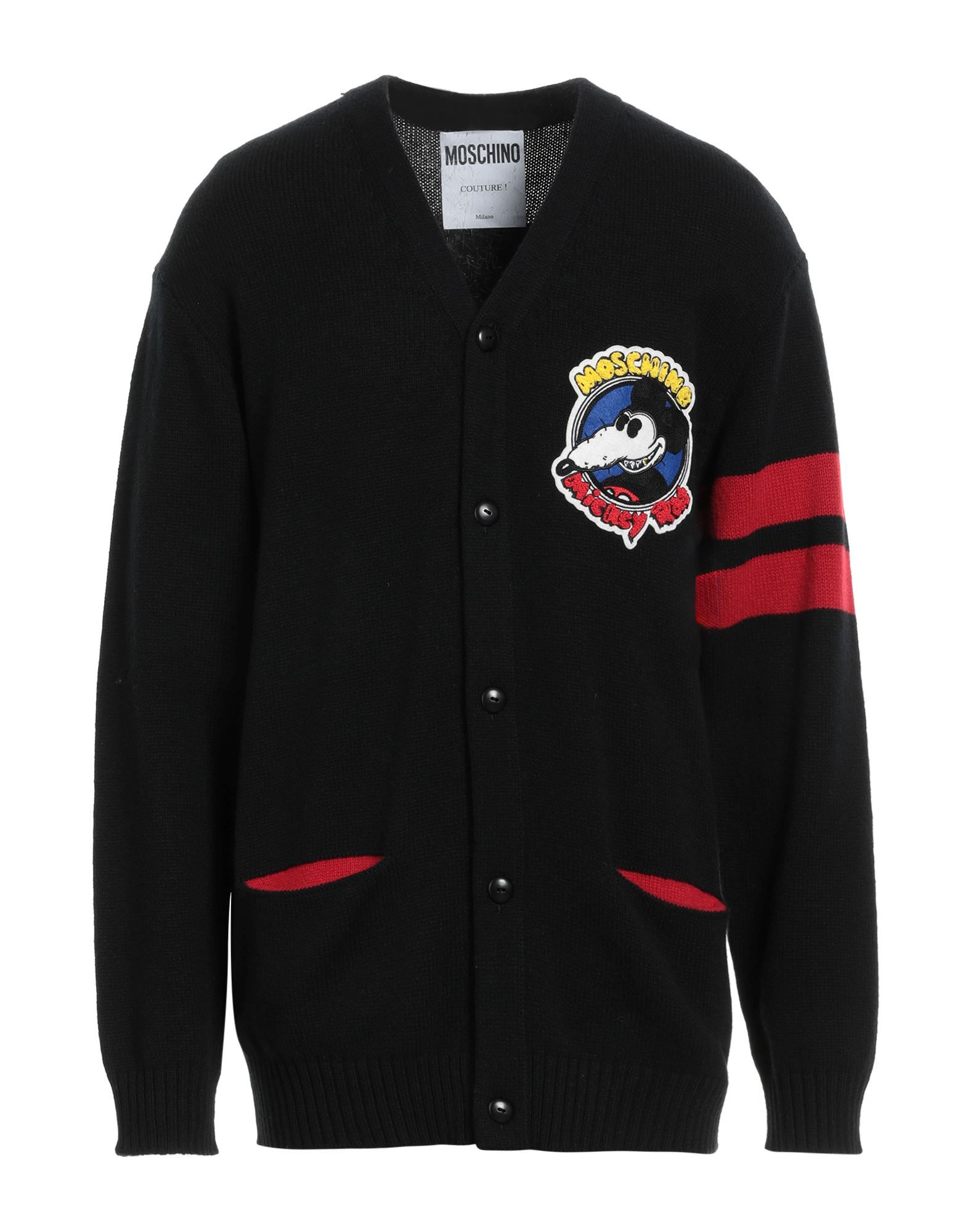 MOSCHINO Strickjacke Herren Schwarz von MOSCHINO