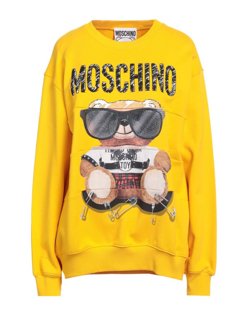 MOSCHINO Sweatshirt Damen Gelb von MOSCHINO