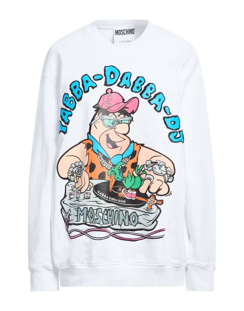 MOSCHINO Sweatshirt Damen Weiß von MOSCHINO