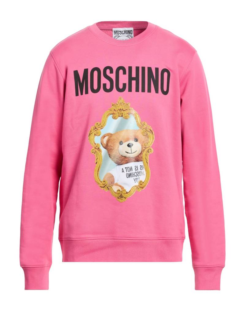 MOSCHINO Sweatshirt Herren Fuchsia von MOSCHINO