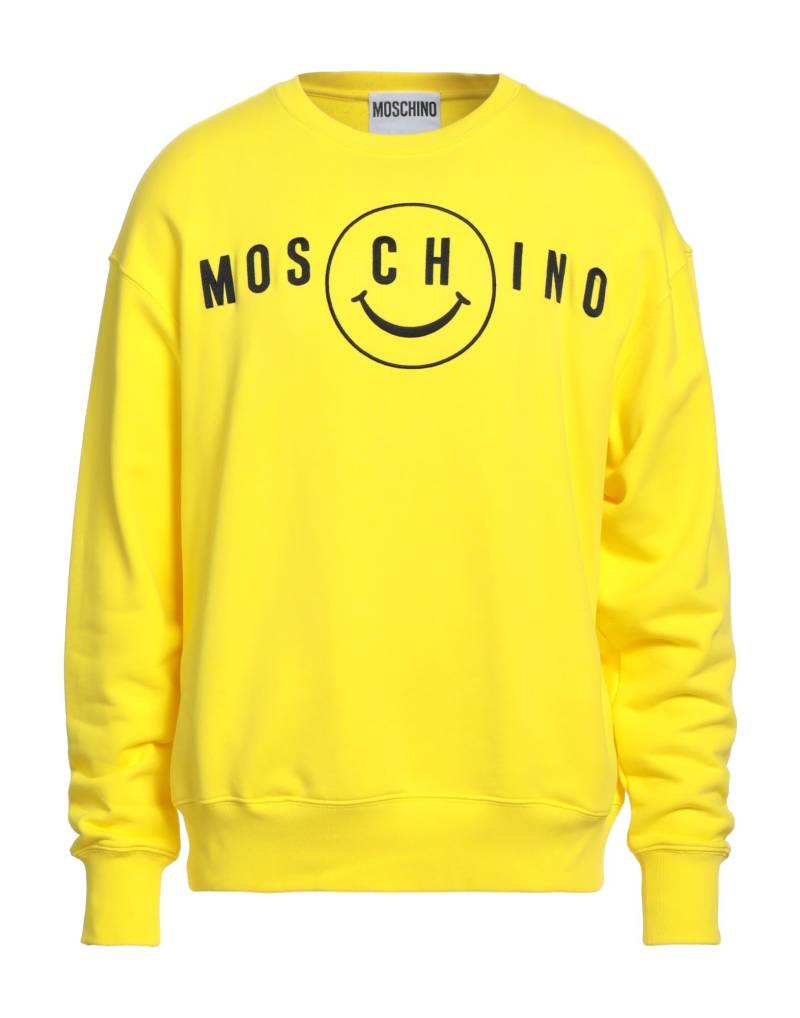 MOSCHINO Sweatshirt Herren Gelb von MOSCHINO