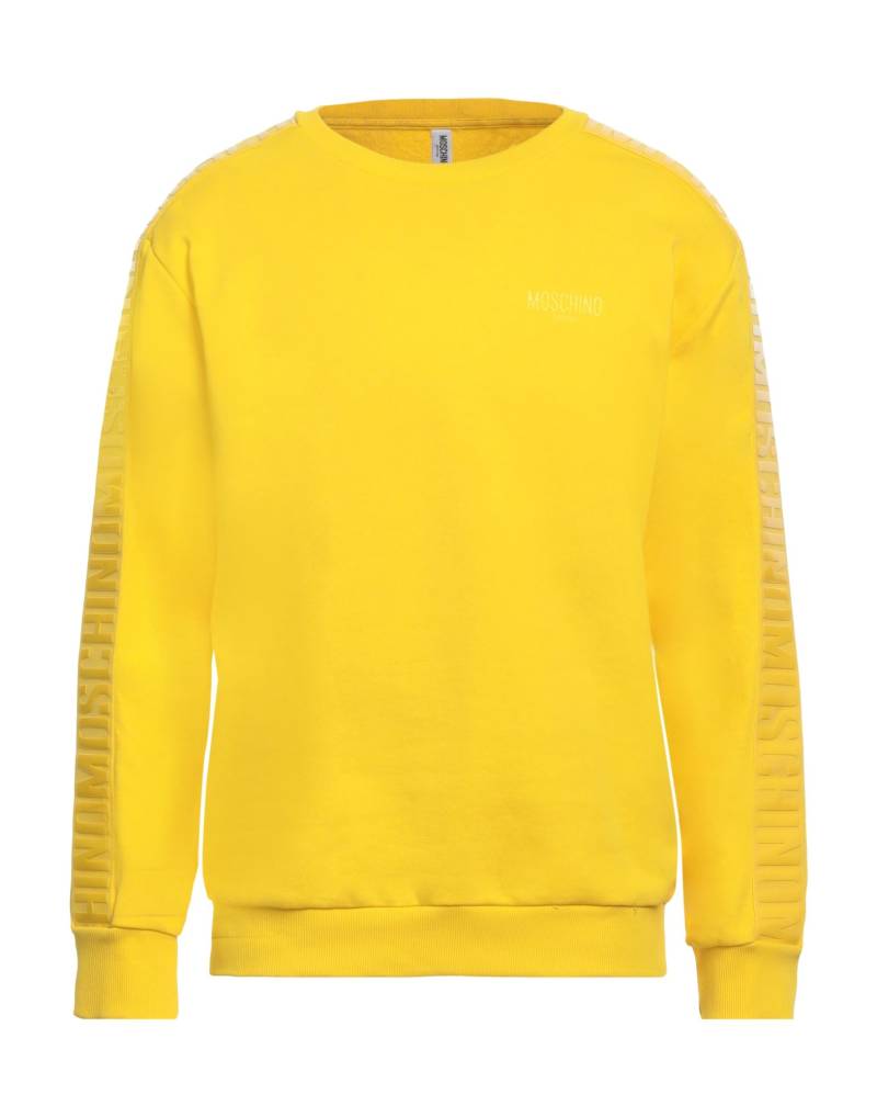 MOSCHINO Sweatshirt Herren Gelb von MOSCHINO