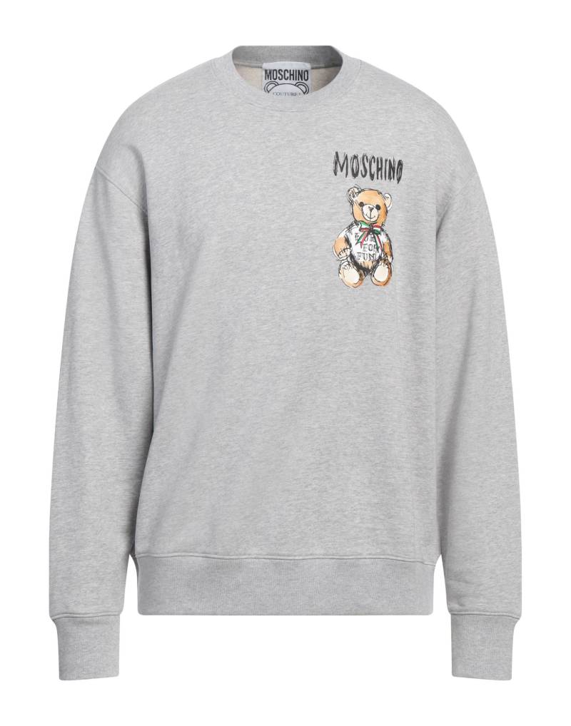 MOSCHINO Sweatshirt Herren Hellgrau von MOSCHINO
