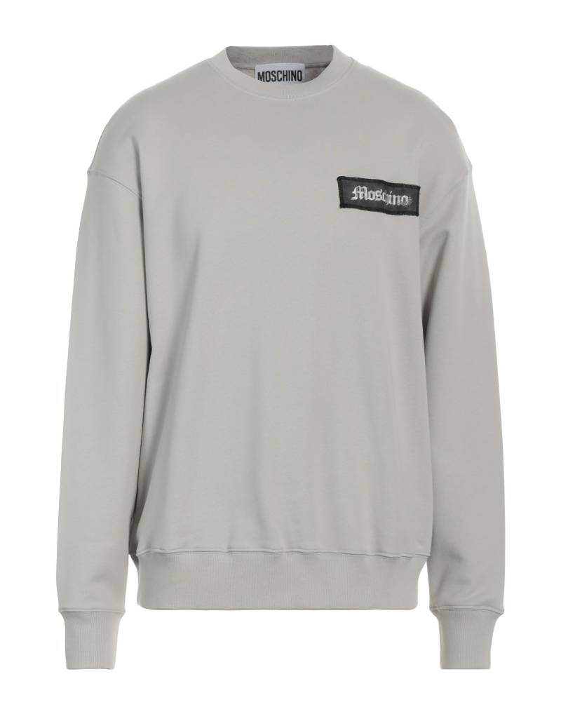 MOSCHINO Sweatshirt Herren Hellgrau von MOSCHINO