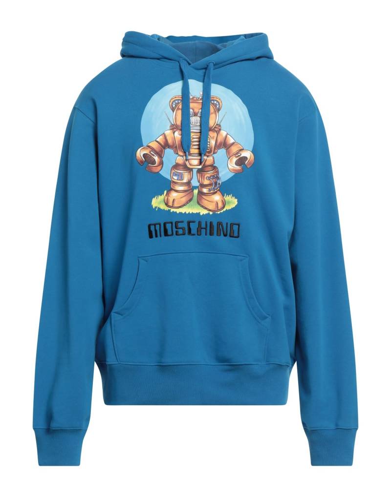 MOSCHINO Sweatshirt Herren Azurblau von MOSCHINO