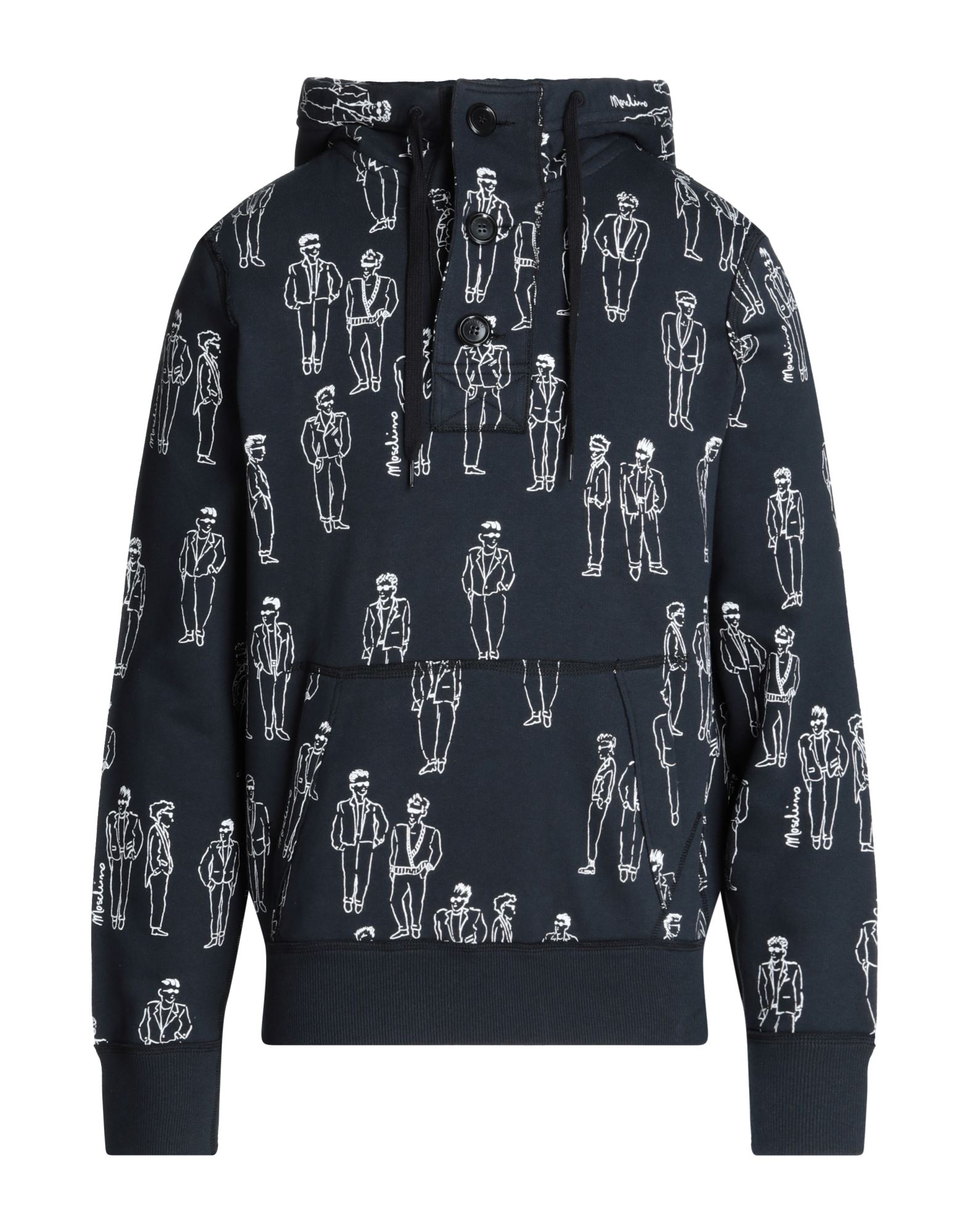 MOSCHINO Sweatshirt Herren Nachtblau von MOSCHINO