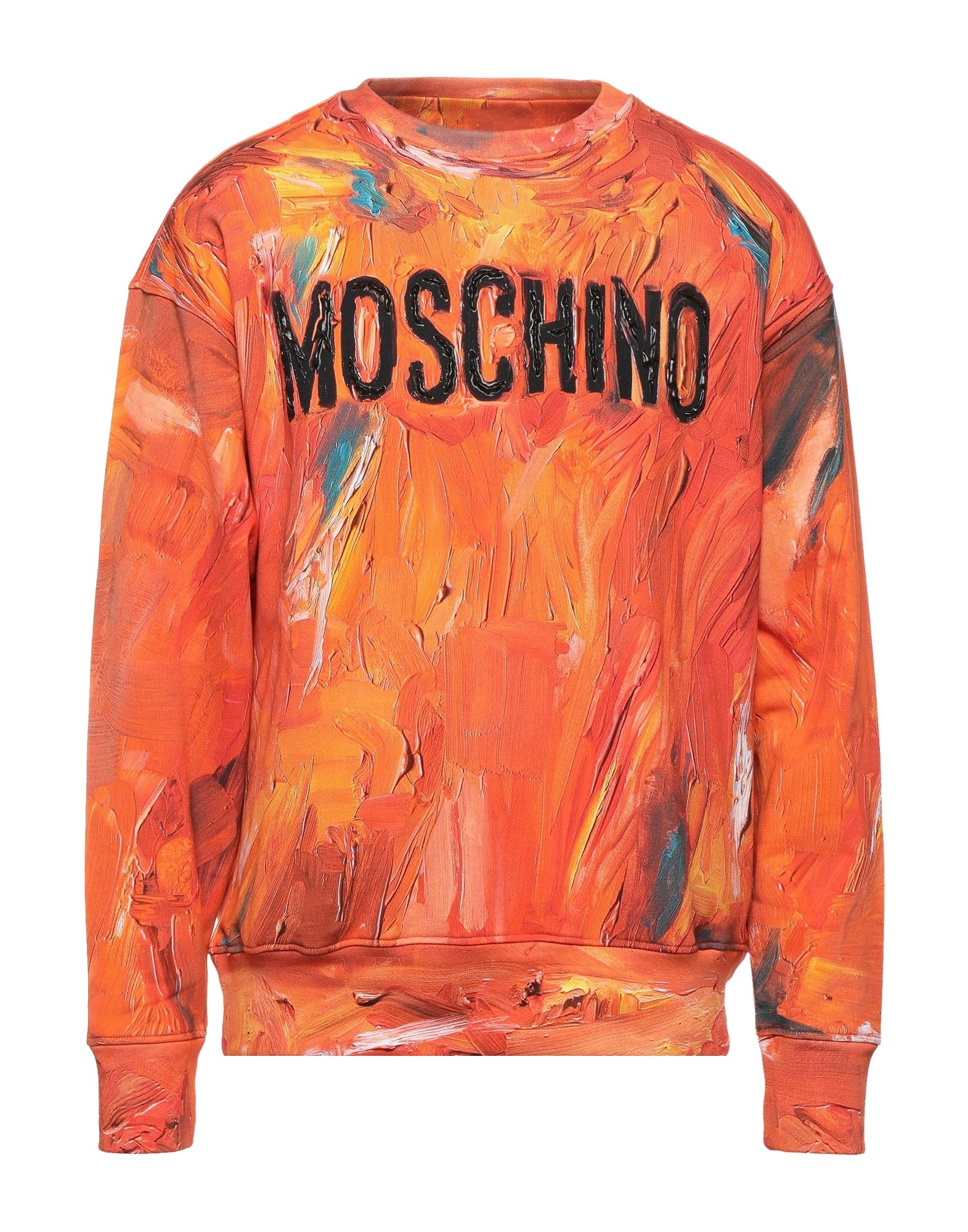 MOSCHINO Sweatshirt Herren Orange von MOSCHINO