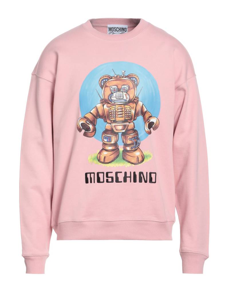 MOSCHINO Sweatshirt Herren Rosa von MOSCHINO