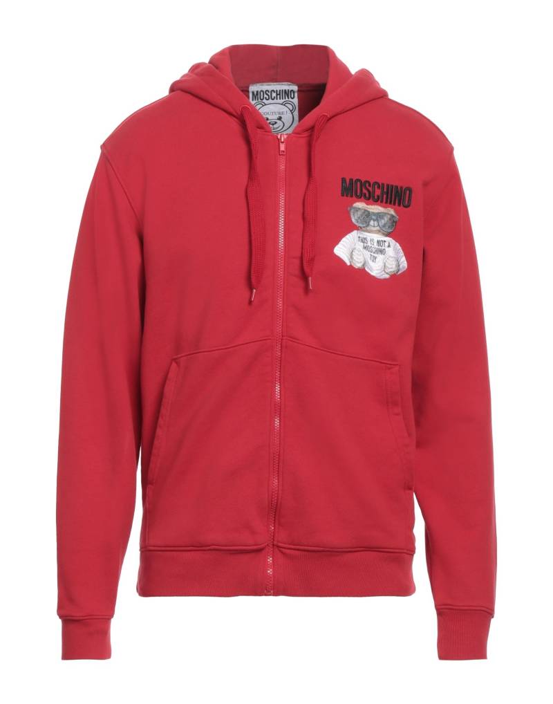 MOSCHINO Sweatshirt Herren Rot von MOSCHINO