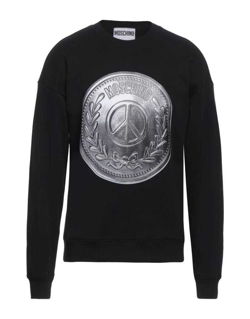 MOSCHINO Sweatshirt Herren Schwarz von MOSCHINO
