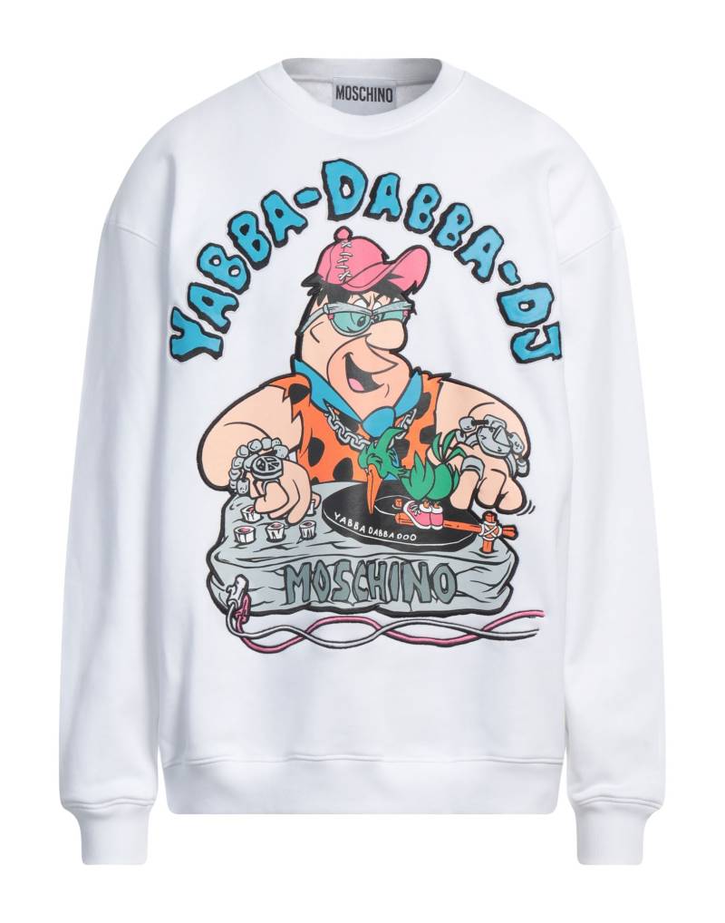 MOSCHINO Sweatshirt Herren Weiß von MOSCHINO