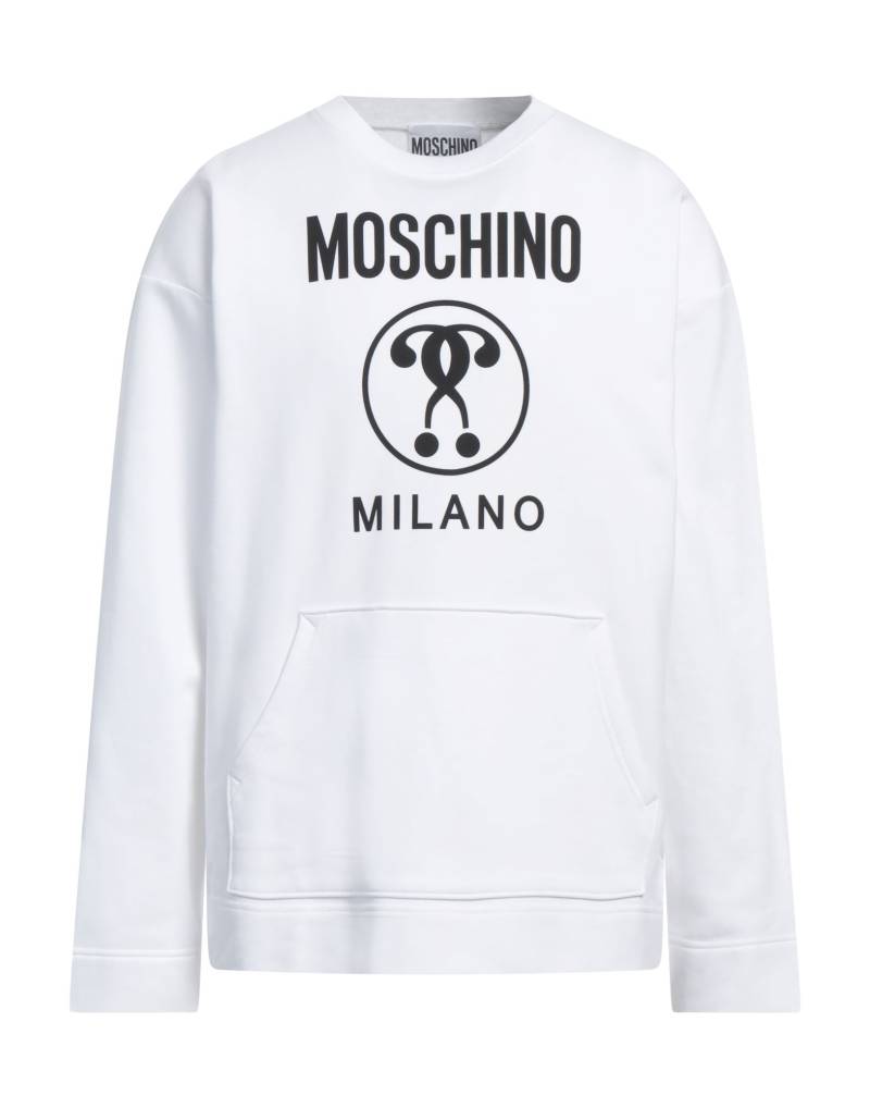 MOSCHINO Sweatshirt Herren Weiß von MOSCHINO