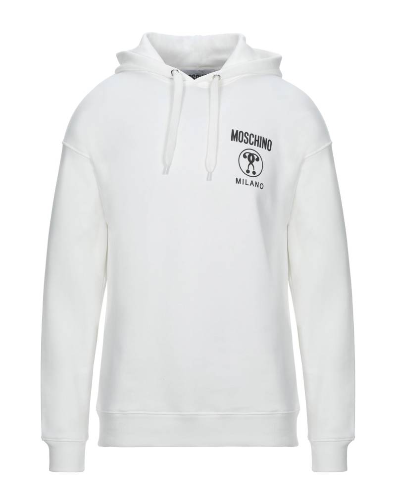 MOSCHINO Sweatshirt Herren Weiß von MOSCHINO