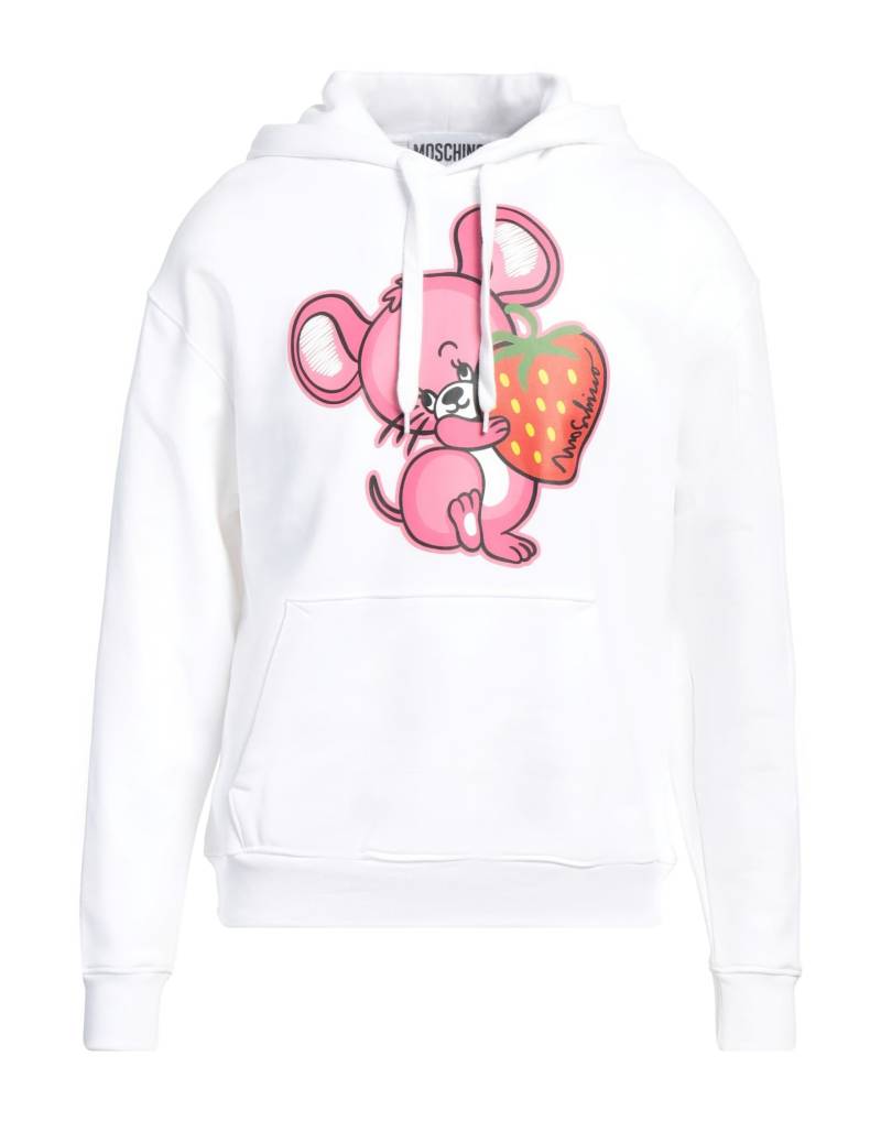 MOSCHINO Sweatshirt Herren Weiß von MOSCHINO