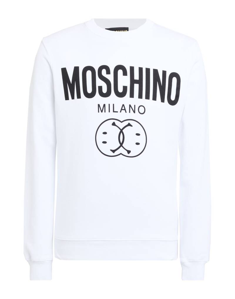 MOSCHINO Sweatshirt Herren Weiß von MOSCHINO