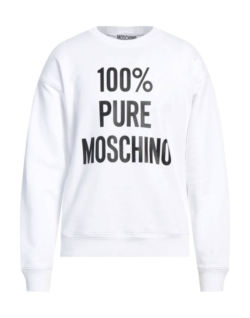 MOSCHINO Sweatshirt Herren Weiß von MOSCHINO
