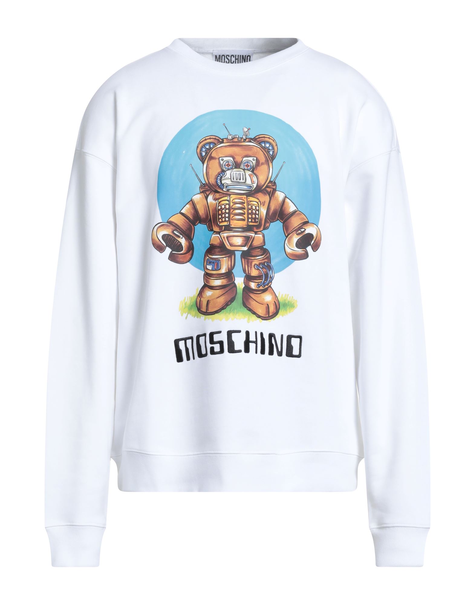 MOSCHINO Sweatshirt Herren Weiß von MOSCHINO