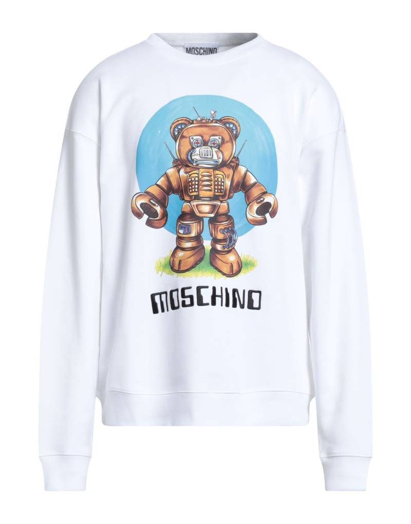 MOSCHINO Sweatshirt Herren Weiß von MOSCHINO