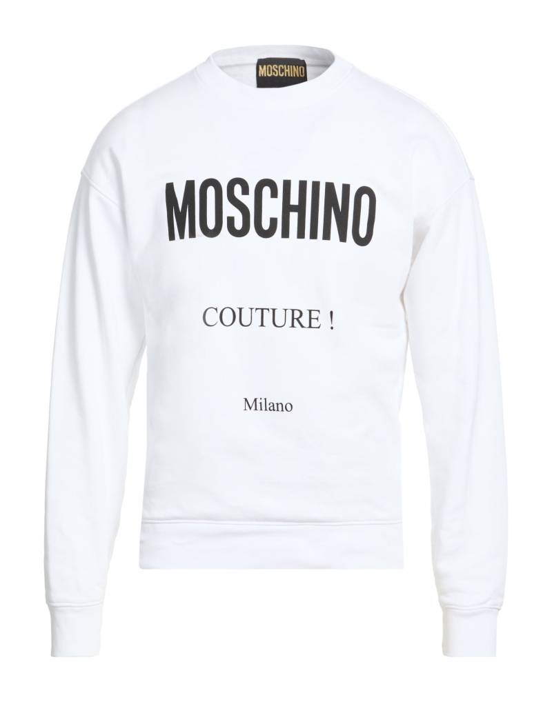 MOSCHINO Sweatshirt Herren Weiß von MOSCHINO