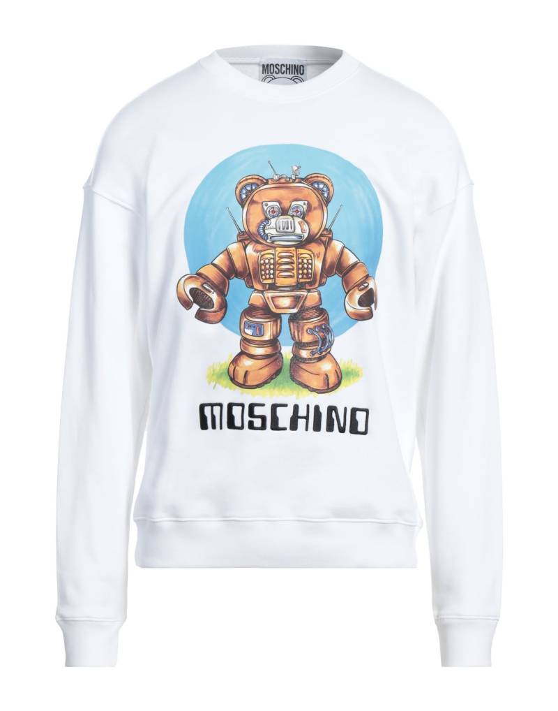 MOSCHINO Sweatshirt Herren Weiß von MOSCHINO