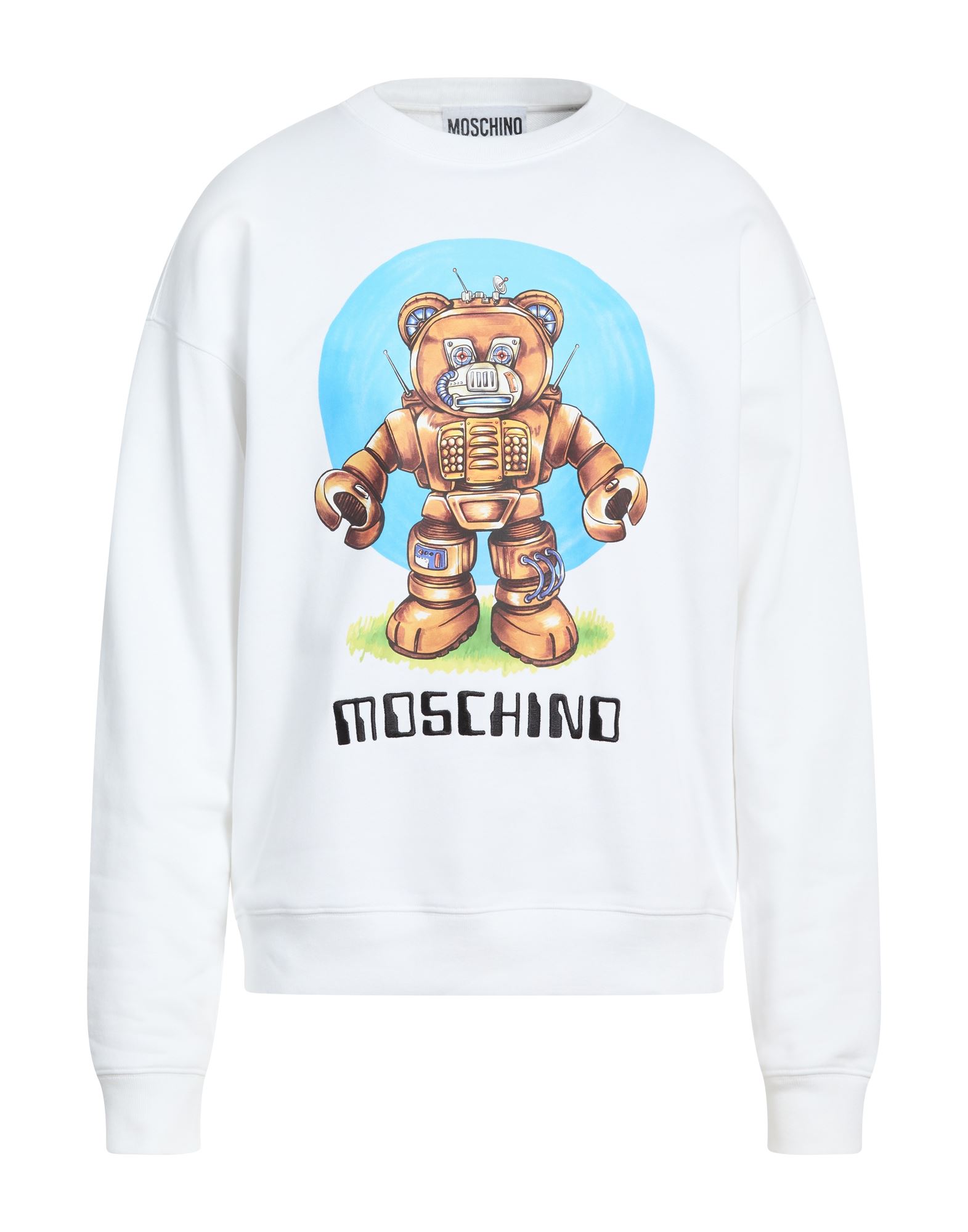 MOSCHINO Sweatshirt Herren Weiß von MOSCHINO