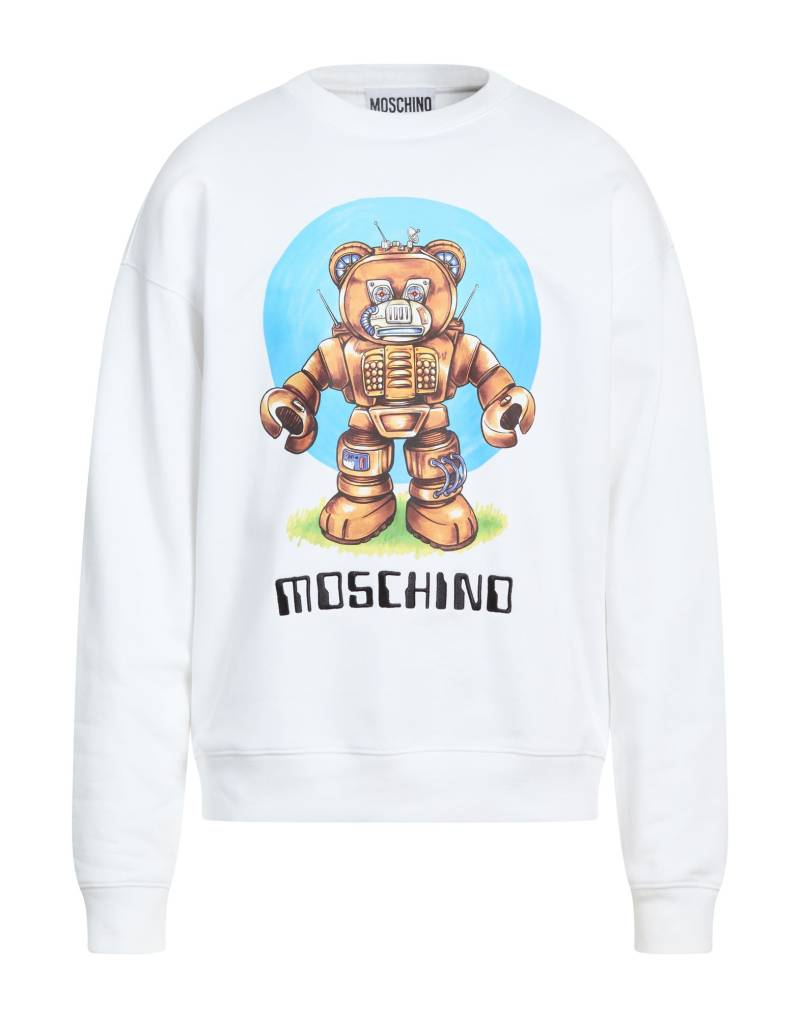 MOSCHINO Sweatshirt Herren Weiß von MOSCHINO