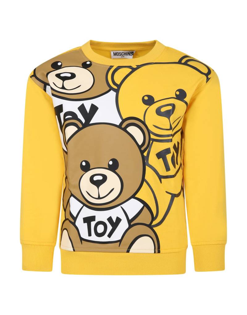 MOSCHINO Sweatshirt Kinder Gelb von MOSCHINO