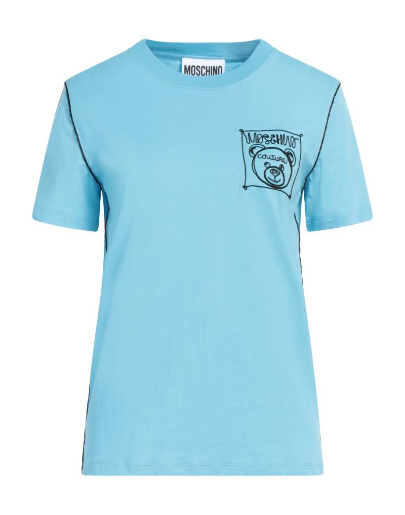MOSCHINO T-shirts Damen Azurblau von MOSCHINO